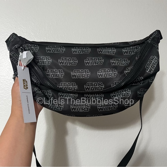 Disney - Stoney Clover Lane - Star Wars Logo Black Jumbo Fanny Pack